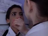 The Girl of the House and Her Maid Fucking With Strapon